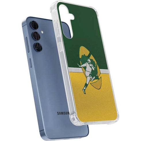NFL Green Bay Packers Vintage Galaxy A35 5G Clear Case