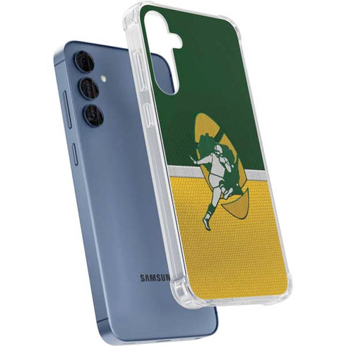 NFL Green Bay Packers Vintage Galaxy A55 5G Clear Case