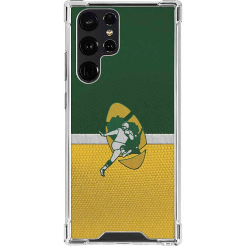 NFL Green Bay Packers Vintage Galaxy S23 Ultra Clear Case
