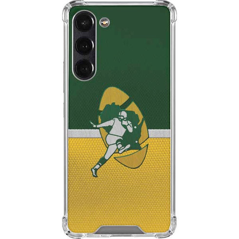 NFL Green Bay Packers Vintage Galaxy S24 FE Clear Case