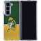NFL Green Bay Packers Vintage Galaxy Z Fold5 5G Clear Case