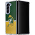 NFL Green Bay Packers Vintage Galaxy Z Fold5 5G Clear Case