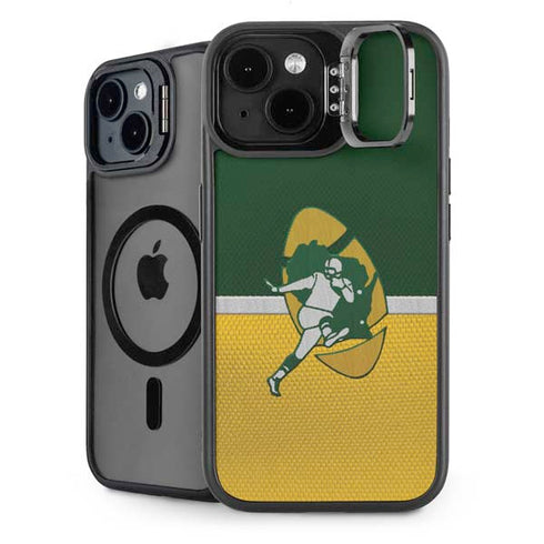 NFL Green Bay Packers Vintage iPhone 15 Kickstand Case