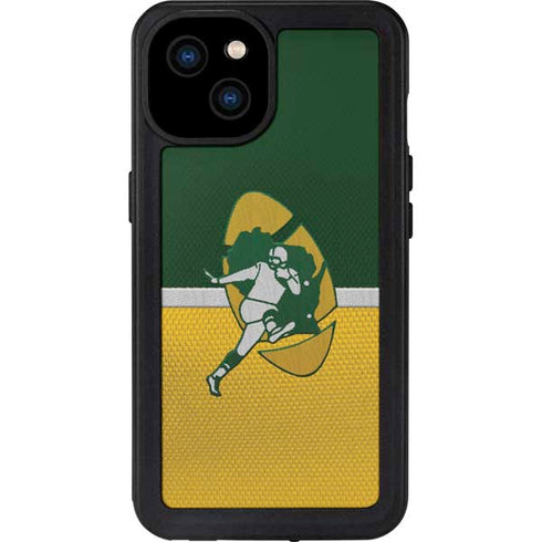 NFL Green Bay Packers Vintage iPhone 15 Plus Waterproof Case