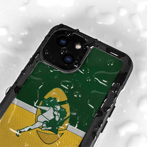 NFL Green Bay Packers Vintage iPhone 15 Plus Waterproof Case