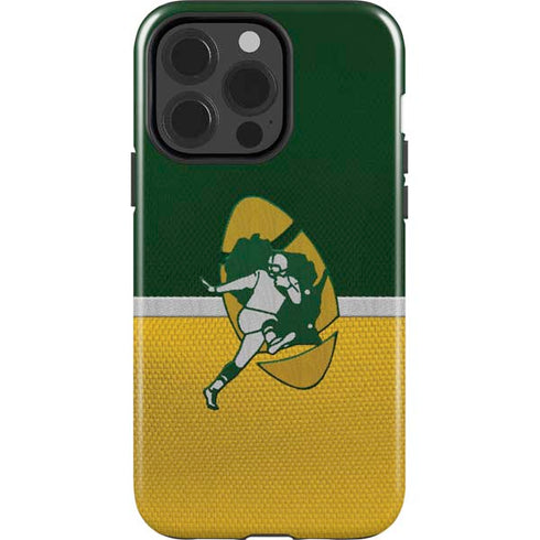 NFL Green Bay Packers Vintage iPhone 15 Pro Impact Case