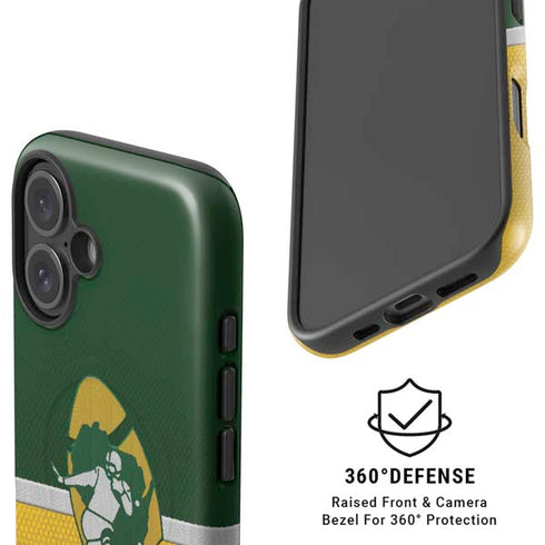 NFL Green Bay Packers Vintage iPhone 16 Plus Magsafe Impact Case