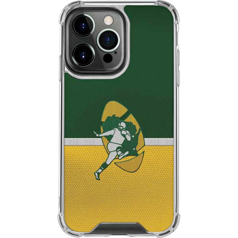 NFL Green Bay Packers Vintage iPhone 16 Pro Clear Case