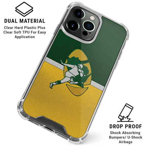 NFL Green Bay Packers Vintage iPhone 16 Pro Clear Case