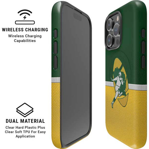 NFL Green Bay Packers Vintage iPhone 16 Pro Magsafe Impact Case