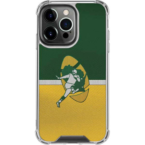 NFL Green Bay Packers Vintage iPhone 16 Pro Max Clear Case