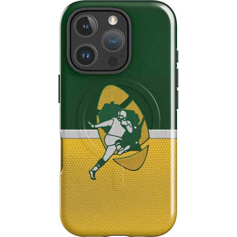 NFL Green Bay Packers Vintage iPhone 16 Pro Max Magsafe Impact Case