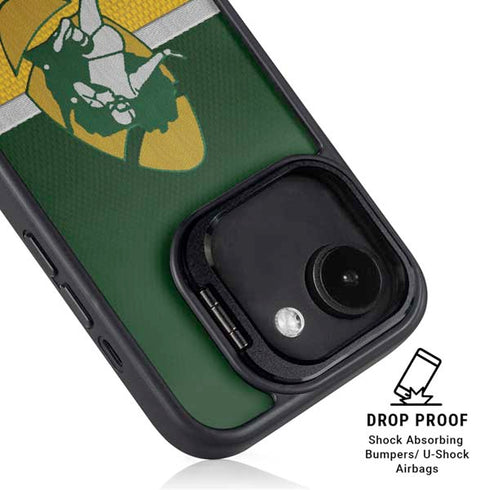 NFL Green Bay Packers Vintage iPhone 16e Kickstand Case