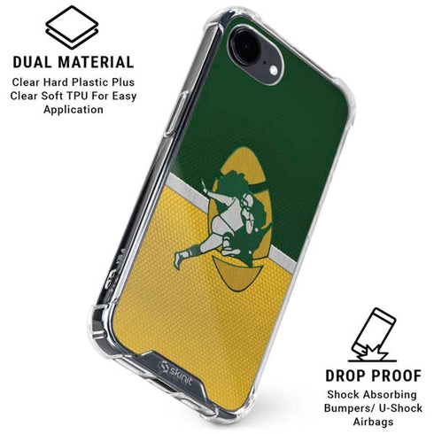 NFL Green Bay Packers Vintage iPhone 16e Clear Case