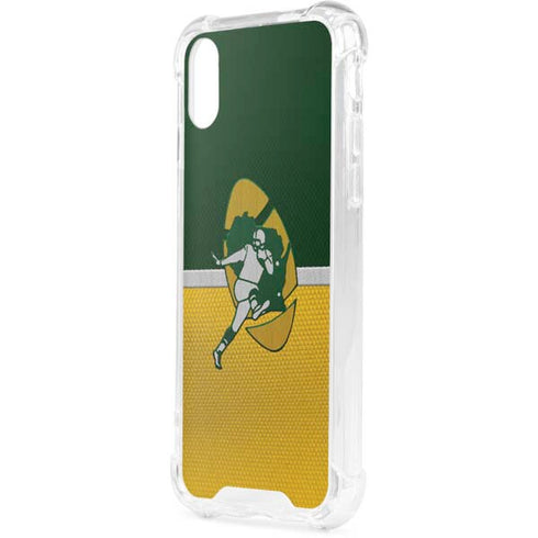 NFL Green Bay Packers Vintage iPhone XS Clear Case