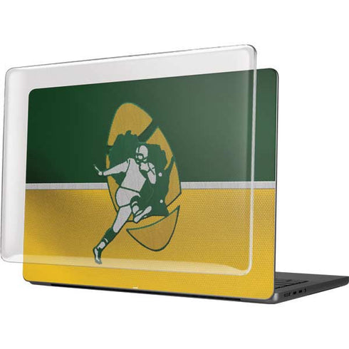 NFL Green Bay Packers Vintage MacBook Pro 14in (2021-24) Case plus Skin