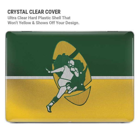 NFL Green Bay Packers Vintage MacBook Pro 14in (2021-24) Case plus Skin