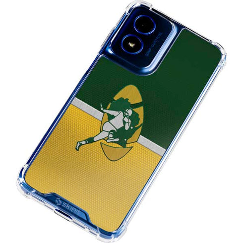 NFL Green Bay Packers Vintage Moto G 5G (2024) Clear Case