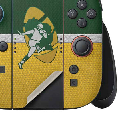 NFL Green Bay Packers Vintage Nintendo Switch 2 (2025) Joy-Con Controller Skin