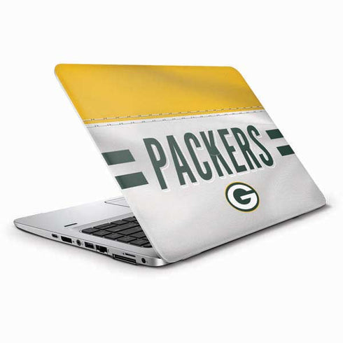 NFL Green Bay Packers White Striped HP Elitebook Skin