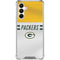 NFL Green Bay Packers White Striped Galaxy A16 5G Clear Case