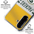 NFL Green Bay Packers White Striped Galaxy A36 5G Clear Case