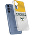 NFL Green Bay Packers White Striped Galaxy A55 5G Clear Case