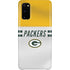 NFL Green Bay Packers White Striped Galaxy S20 Lite Case