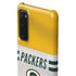 NFL Green Bay Packers White Striped Galaxy S20 Lite Case