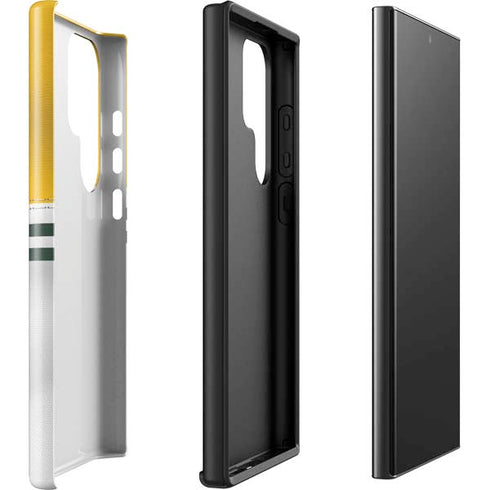 NFL Green Bay Packers White Striped Galaxy S23 Ultra Pro Case