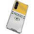 NFL Green Bay Packers White Striped Galaxy S24 FE Clear Case