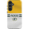 NFL Green Bay Packers White Striped Galaxy S25 Impact Case