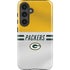 NFL Green Bay Packers White Striped Galaxy S25 Impact Case