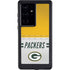 NFL Green Bay Packers White Striped Galaxy S24 Ultra Waterproof Case