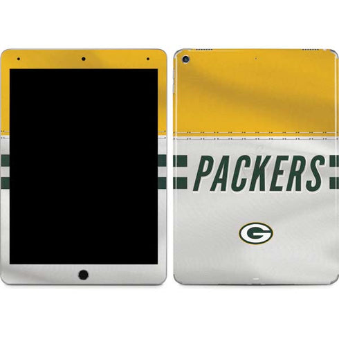 NFL Green Bay Packers White Striped iPad Skins