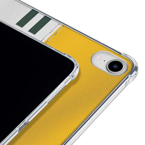 NFL Green Bay Packers White Striped iPad 11th Gen (2025) Clear Case