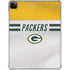 NFL Green Bay Packers White Striped iPad Pro 11in (2024) Clear Case