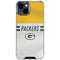 NFL Green Bay Packers White Striped iPhone 15 Clear Case