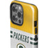 NFL Green Bay Packers White Striped iPhone 15 Pro Impact Case