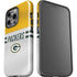 NFL Green Bay Packers White Striped iPhone 15 Pro Impact Case