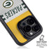 NFL Green Bay Packers White Striped iPhone 15 Pro Kickstand Case