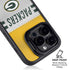 NFL Green Bay Packers White Striped iPhone 15 Pro Max Kickstand Case