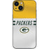 NFL Green Bay Packers White Striped iPhone 15 Skin