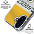 NFL Green Bay Packers White Striped iPhone 16 Plus Clear Case