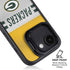 NFL Green Bay Packers White Striped iPhone 16e Kickstand Case