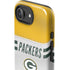 NFL Green Bay Packers White Striped iPhone 16e Impact Case