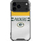 NFL Green Bay Packers White Striped iPhone 18 Pro Max Clear Case
