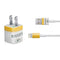 NFL Green Bay Packers White Striped iPhone Charger (5W USB) Skin