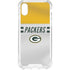 NFL Green Bay Packers White Striped iPhone XS Clear Case