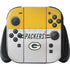 NFL Green Bay Packers White Striped Nintendo Switch 2 (2025) with Joy-Con Skin